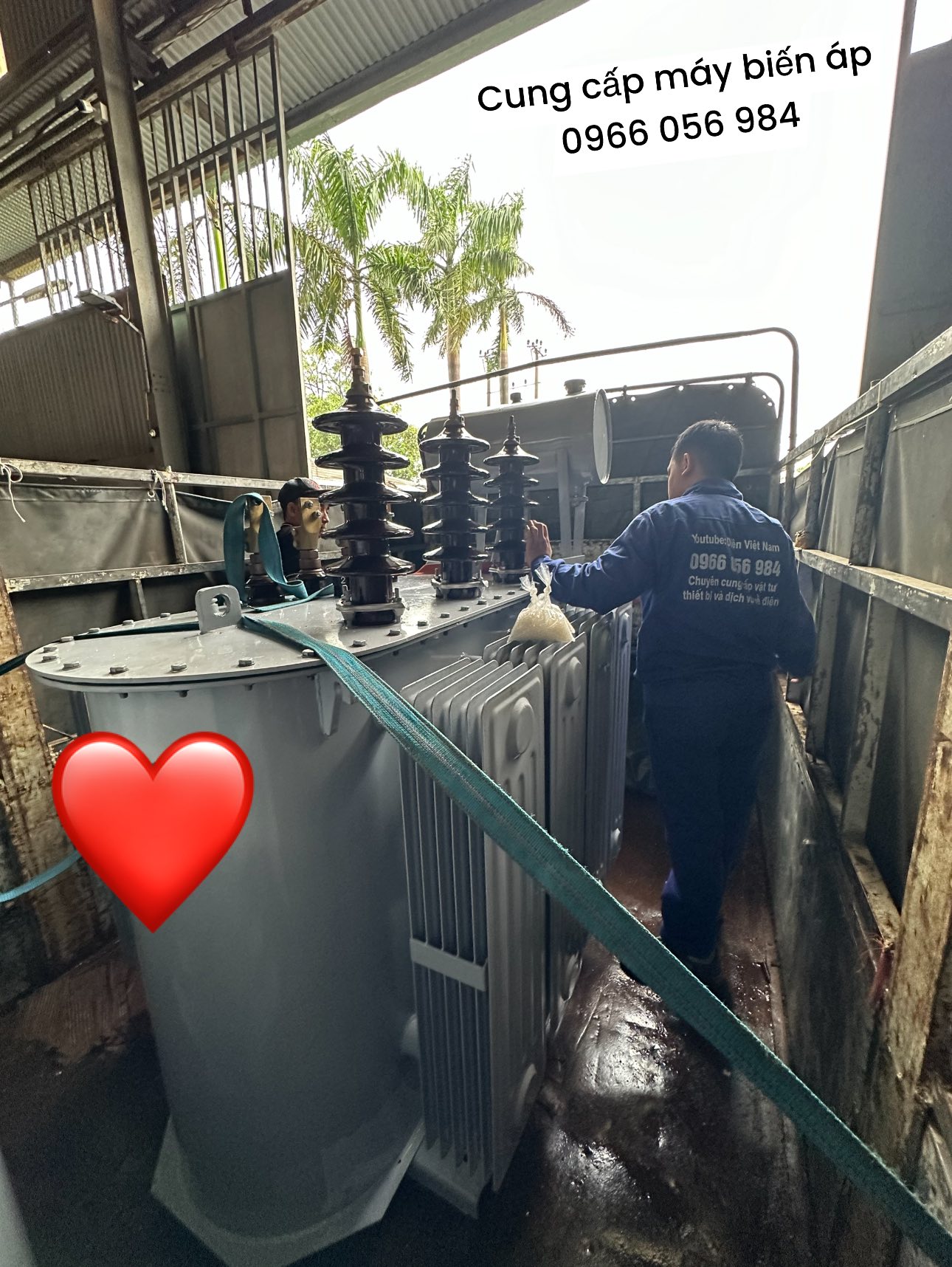 Máy biến áp lên đường phục vụ bà con bão lũ - Cung cấp thiết bị điện 👉0966 056 984