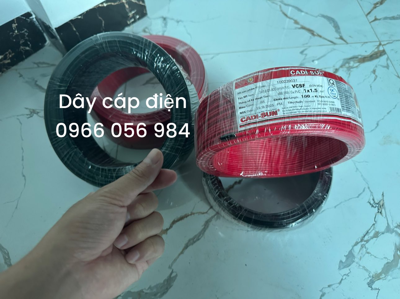 Dây cáp điện hạ thế có sẵn phục vụ bà con, alo là giao liền 👉0966 056 984