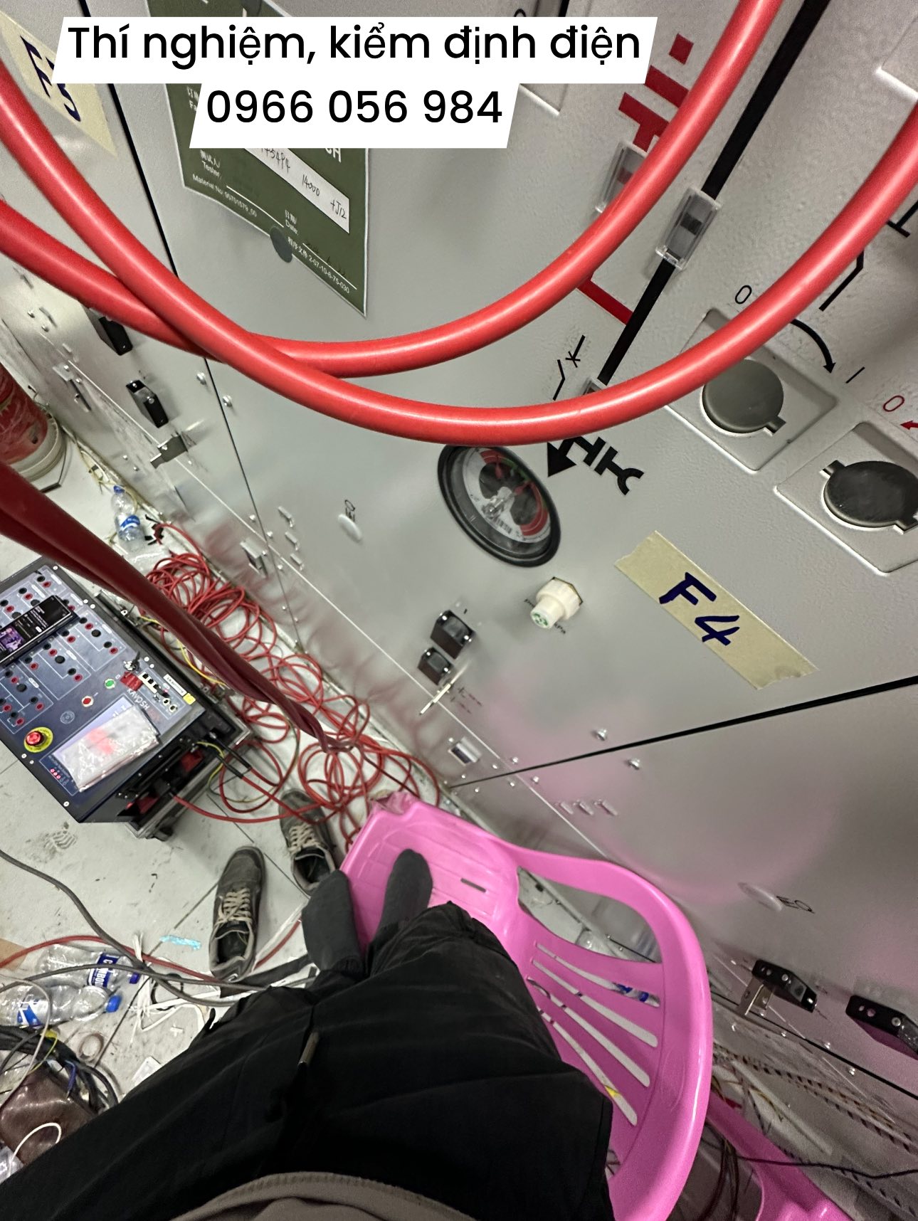 Test dãy tủ xuất tuyến sau lắp đặt - Thí nghiệm, kiểm định điện chất lượng cao 👉0966 056 984
