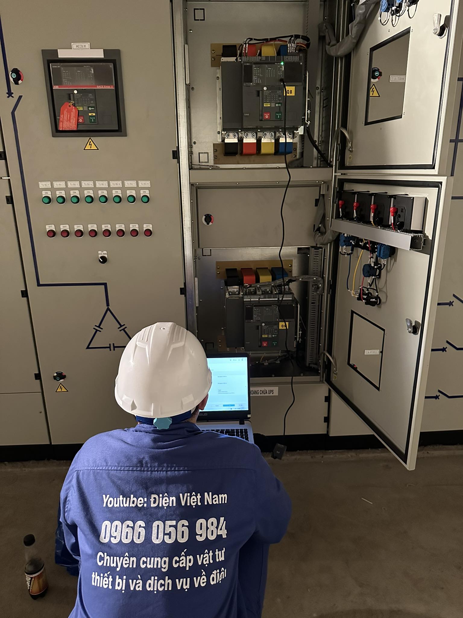 Test dãy tủ hạ thế - Cung cấp dịch vụ thí nghiệm, kiểm định điện 👉0966 056 984 —-